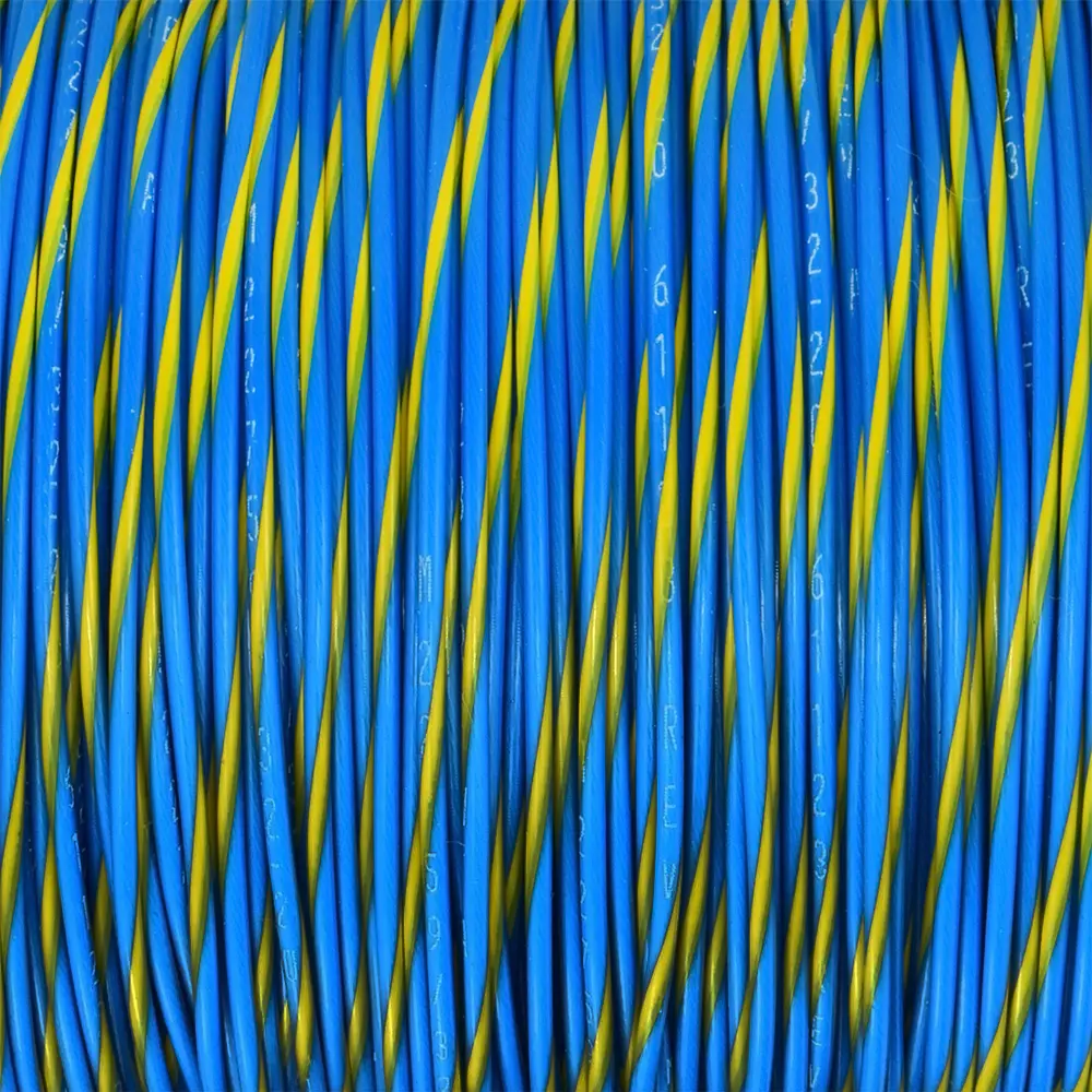 M22759/32-18-64 BLUE/YELLOW BTF STRIPE