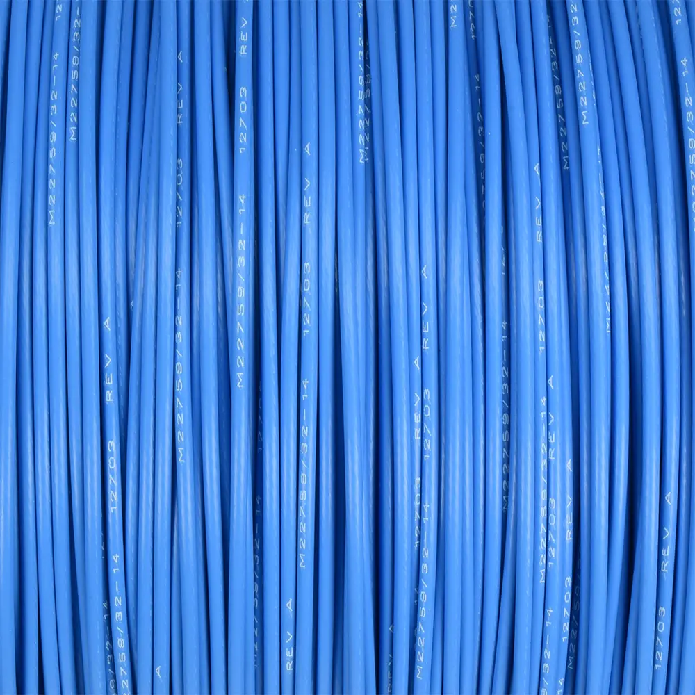 M22759/32-14-6 BLUE WIRE TEFZEL 14 AWG