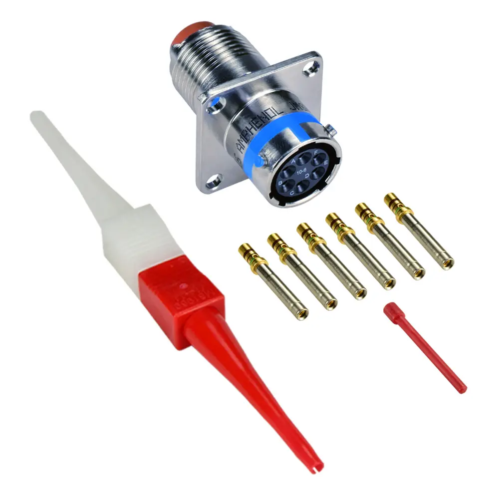 6 WAY FLANGED CONNECTOR RECEPTACLE-SKT
