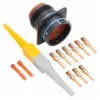 MS3470A18-8P RECEP CONNECTOR BLACK