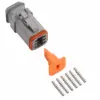 DT 6 Way Plug Kit Solid Nickle SB