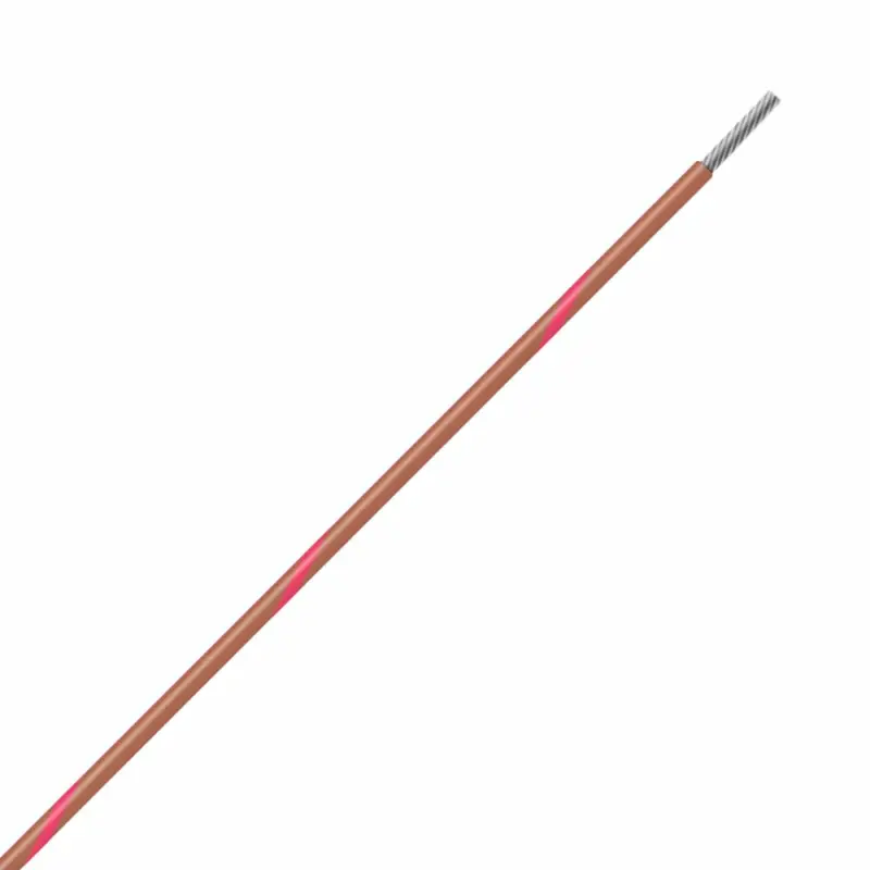 Brown/Red Wire Tefzel 24 AWG