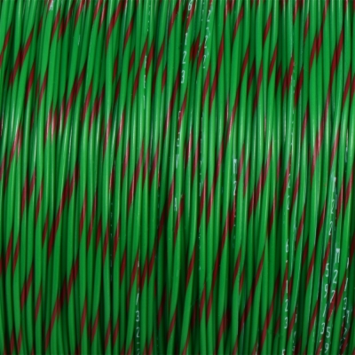 M22759/32-22-GA-GREEN-RED STRIPED TEFZEL WIRE IN STOCK