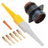 MS3470A14-4P RECEP CONNECTOR BLACK