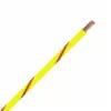 TXL 14 YELLOW/RED STRIPED WIRE