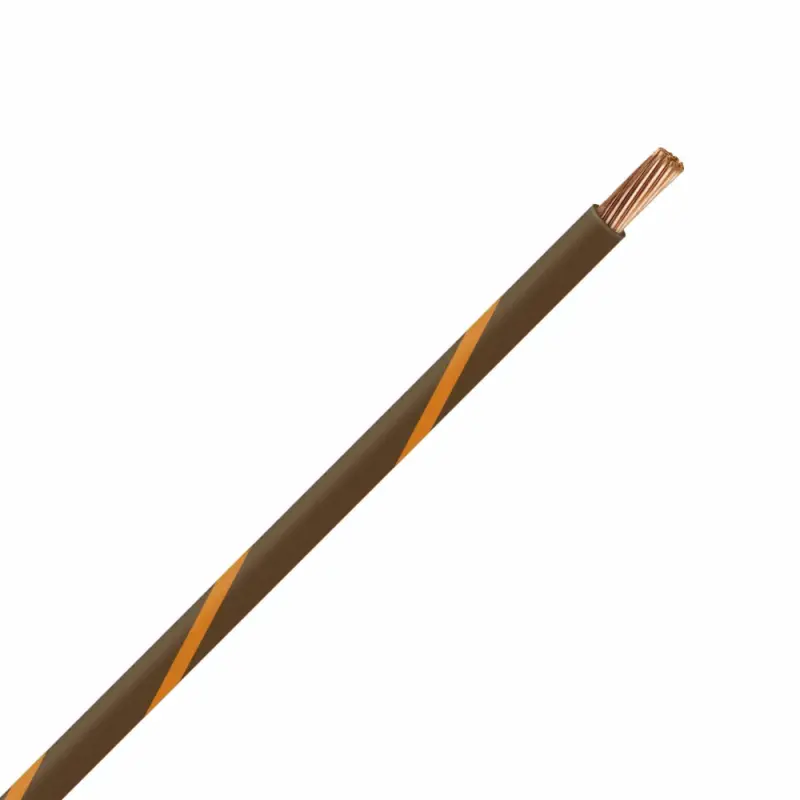 TXL 22 BROWN/ORANGE STRIPED WIRE