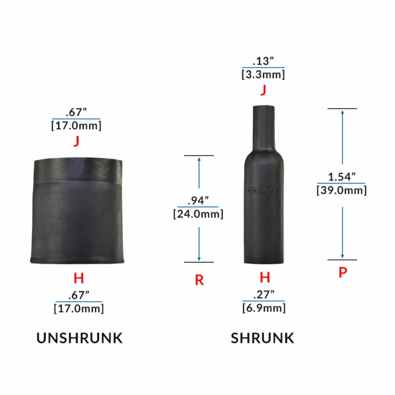 202K111-25-0 | Raychem TE Connectivity | Shrink Boot | Prowireusa