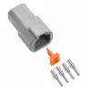 DTP 4 Way Receptacle Kit Nickle Solid