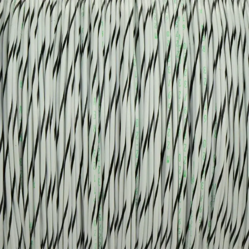 M22759/32-20-GA-WHITE-BLACK STRIPED TEFZEL WIRE IN STOCK