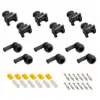 6 CYL INJECTOR CONNECTOR KIT W 90º BOOTS