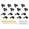 8 CYL INJECTOR CONNECTOR KIT W 90º BOOTS