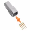 DTM 4 Way Receptacle Kit Gold Solid