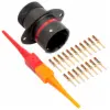 AS,19 WAY,FLG,PIN,N KEY,RED