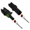 Weather Pack 1 Pin Connector Kit 22-18 Ga