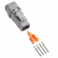 DTM 4 Way Plug Kit Nickle Solid Shrink Boot