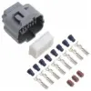 8 WAY NTK WIDEBAND MALE PLUG CONNECTOR KIT