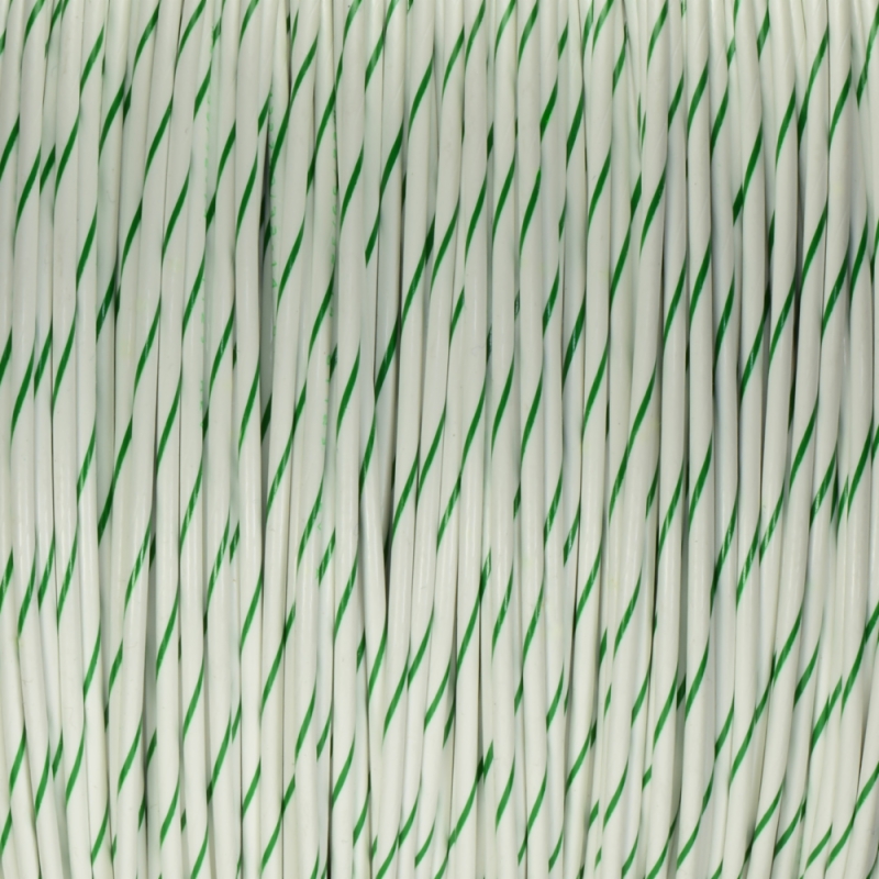 M22759/32-14-GA-WHITE-GREEN STRIPED TEFZEL WIRE IN STOCK