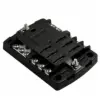 ST BLADE FUSE BLOCK - 6 CIRCUITS WITH NEGATIVE BUS AND COVER