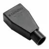 BLACK STRAIGHT IN BATTERY BOOT 2/0 GA