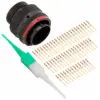 AS,55 WAY,PLG,PIN,N KEY,RED