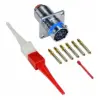 6 WAY FLANGED CONNECTOR RECEPTACLE-SKT