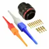 AS,12 WAY,PLG,PIN,N KEY,RED