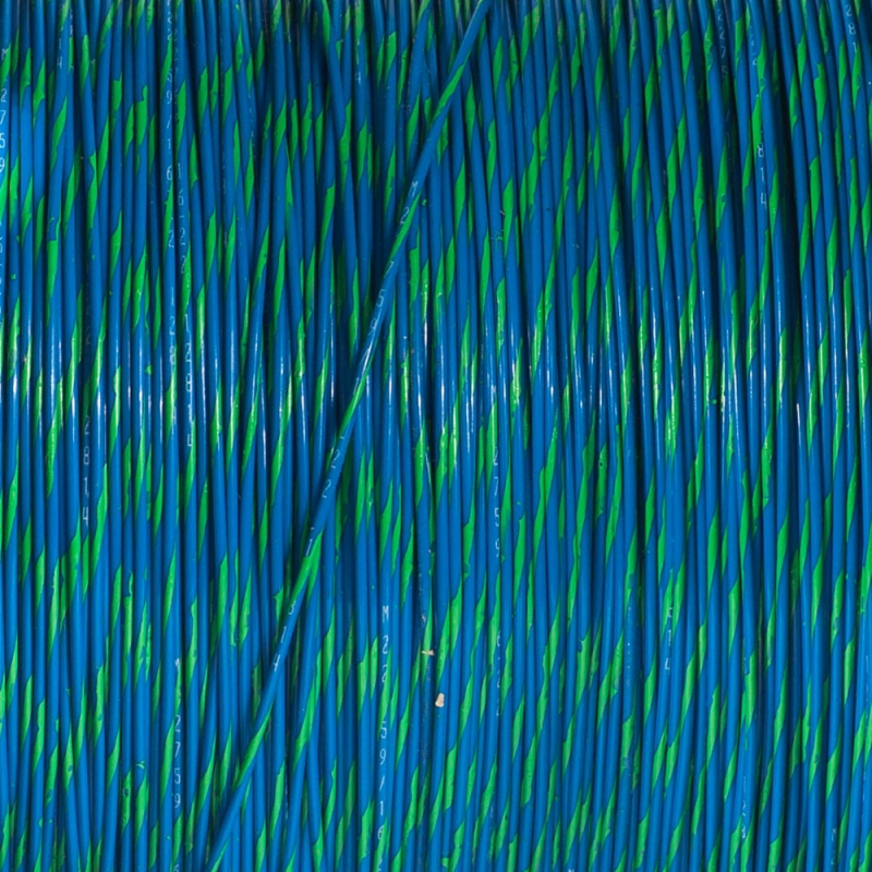 M22759/16-22-65 Blue/Green Mil Spec Tezel Wire In Stock