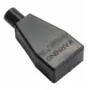 BLACK STRAIGHT IN BATTERY BOOT 1/0 GA