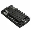 ST BLADE FUSE BLOCK - 12 CIRCUITS WITH NEGATIVE BUS AND COVER