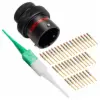 AS,37 WAY,INLINE,PIN,N KEY,RED