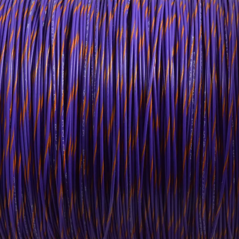 M22759/32-22-GA-VIOLET-ORANGE STRIPED TEFZEL WIRE IN STOCK