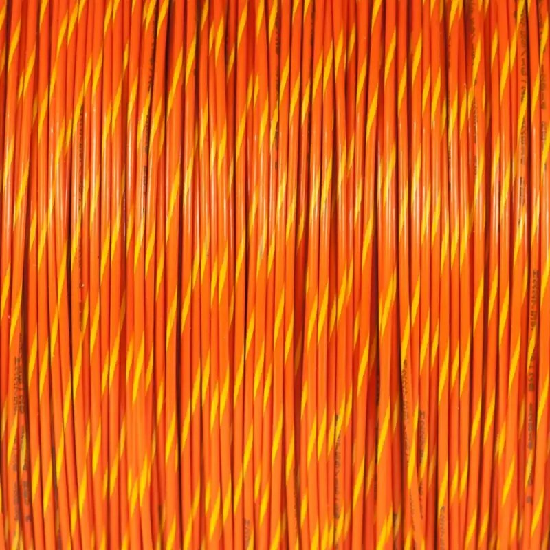 メープル M22759/16-20-34 Orange/Yellow Mil Spec Tezel Wire In Stock