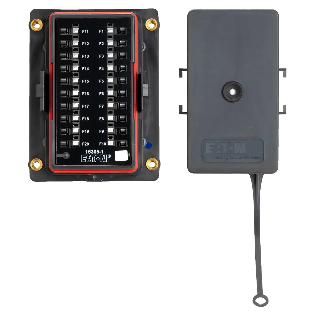 EATON-BUSSMAN Fuse Box with Cover 15305-1-2-3, image 1 of 3
