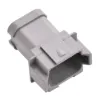REC, 8P, GRY, BUSBAR 2X4, Nickel, A - DT04-08PA-P026, image 1 of 2