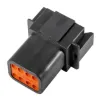 DT 8 Way RECEPTACLE- B- KEYWAY -Black - DT04-08PB, image 2 of 2