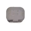 REC, 4P, GRY, BUSBAR, Nickel - DT04-4P-P021, image 2 of 2