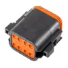 DT 8 Way PLUG-B-BLACK - DT06-08SB, image 2 of 2