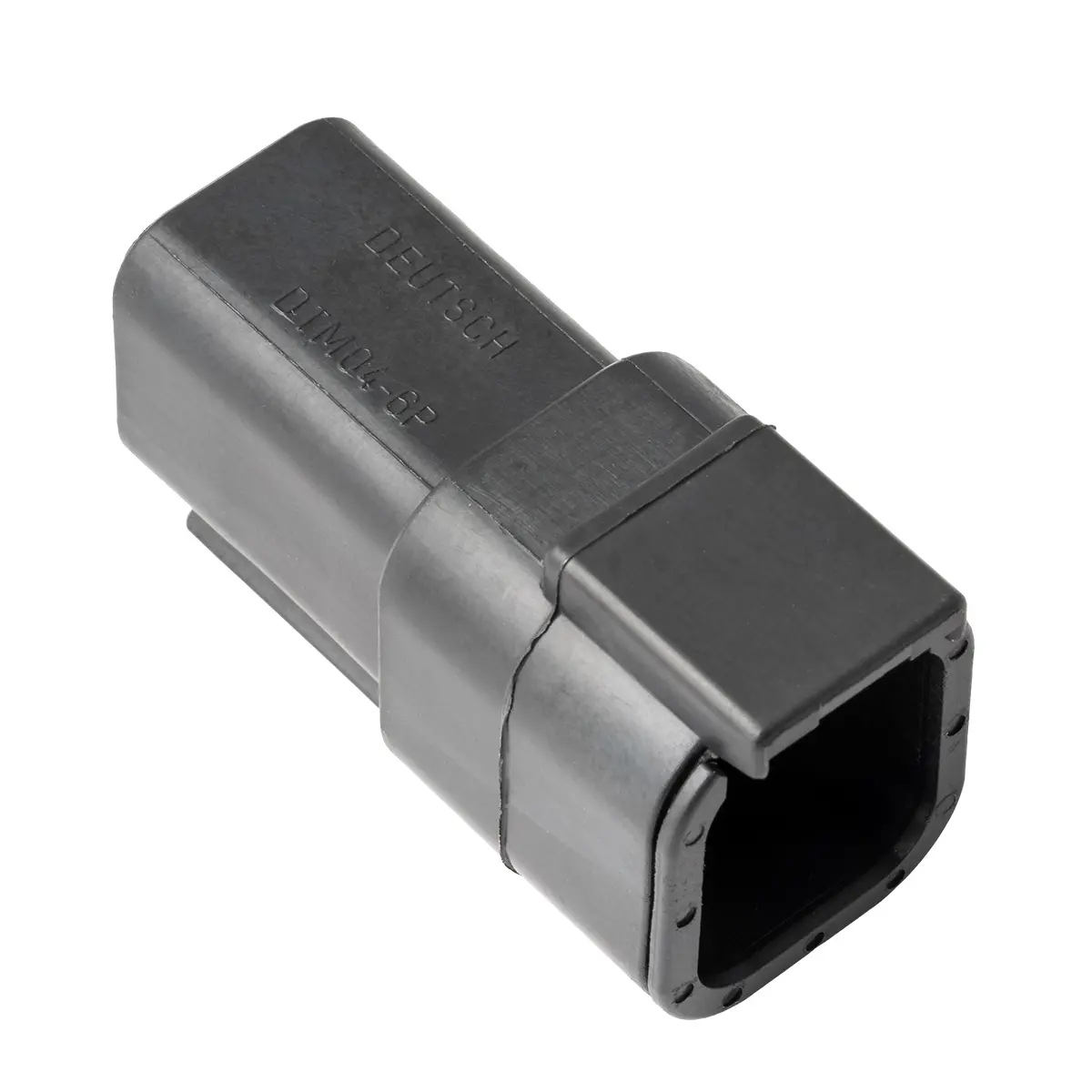 DTM04-6P-E004 Black Plug Housing, image 1 of 2
