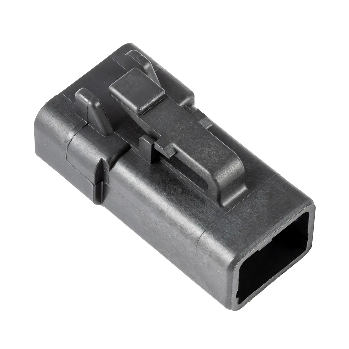 DTP06-2S-E004 Black Plug Housing, image 1 of 2