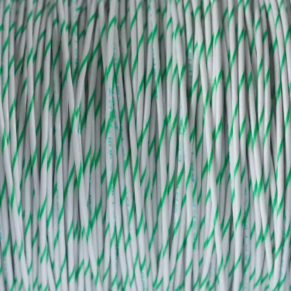 M22759/16-14-95 White/Green BTF Stripe - M22759/16-14-95-PRSP, image 1 of 2