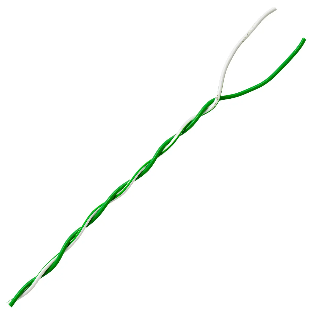 GREEN-WHITE/Green T/P 2TPI 18 GA Tefzel - M22759/16-18-5/95, image 1 of 2