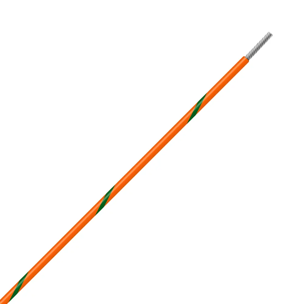 M22759/16-20-35 Orange/Green BTF Stripe - M22759/16-20-35-PRSP, image 1 of 2