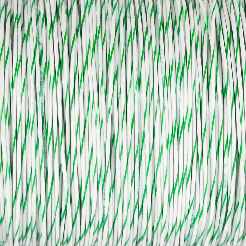 M22759/16-22-95 White/Green BTF Stripe - M22759/16-22-95-PRSP, image 1 of 2