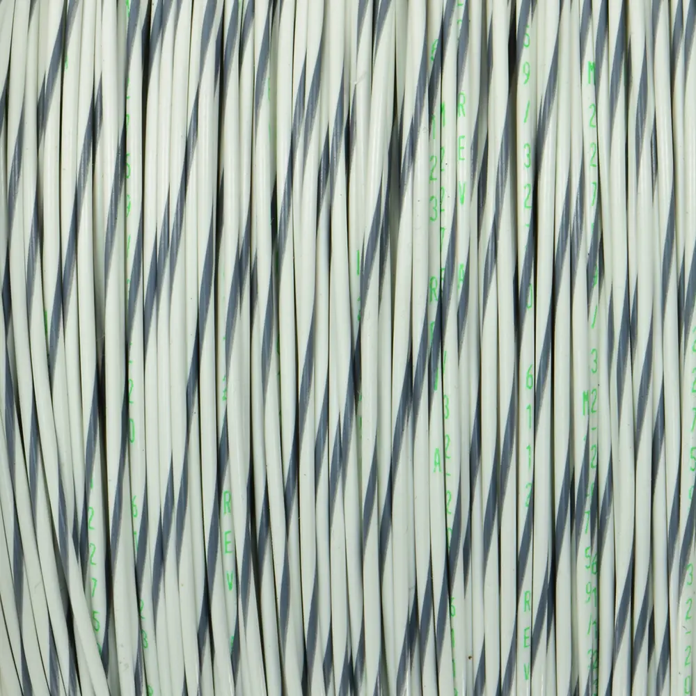 M22759/32-20-98 White/Gray BTF Stripe - M22759/32-20-98-PRSP, image 1 of 2