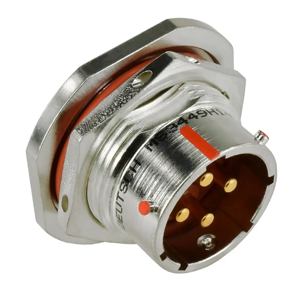 4 Way HERMETIC Receptacle Pin FUEL TANK - MS3449H14C4P, image 1 of 2