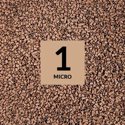 1/16" Brown Micro IDENT Refill 500PCS - 0625-BROWN-500