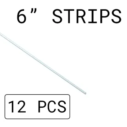 1/16", Clear, Refill, 12 X 6in PCS - 1/16-CLR-RF
