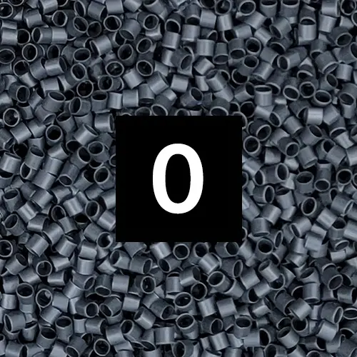 1/8" Black IDENT Refill 250PCS - 125-BLACK-250