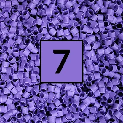1/8" Violet IDENT Refill 250PCS - 125-VIO-250