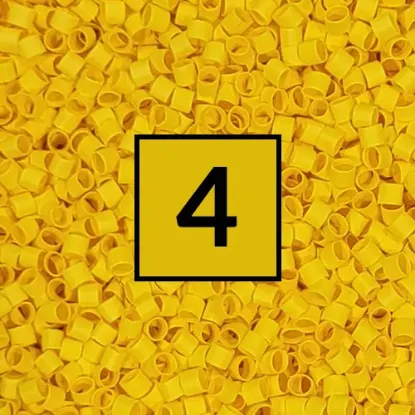 1/8" Yellow IDENT Refill 250PCS - 125-YELLOW-250
